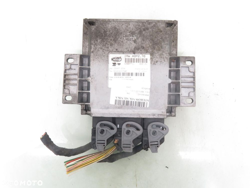 STEROWNIK PEUGEOT 206 1.1 i - HFX (TU1JP) IAW48P270 16447034 9642423780 - 1