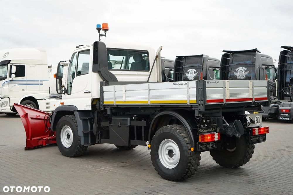 Mercedes-Benz UNIMOG  U300 / 4X4 / WYWROTKA 3 STRONNA / PŁUG / KOMUNALNY / HYDROZŁĄCZA / EPS + SPRZĘGŁO - 7
