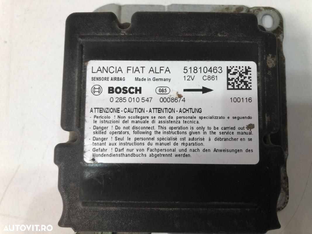 Calculator airbag Fiat Doblo (2009->) [263] 51810463 - 3