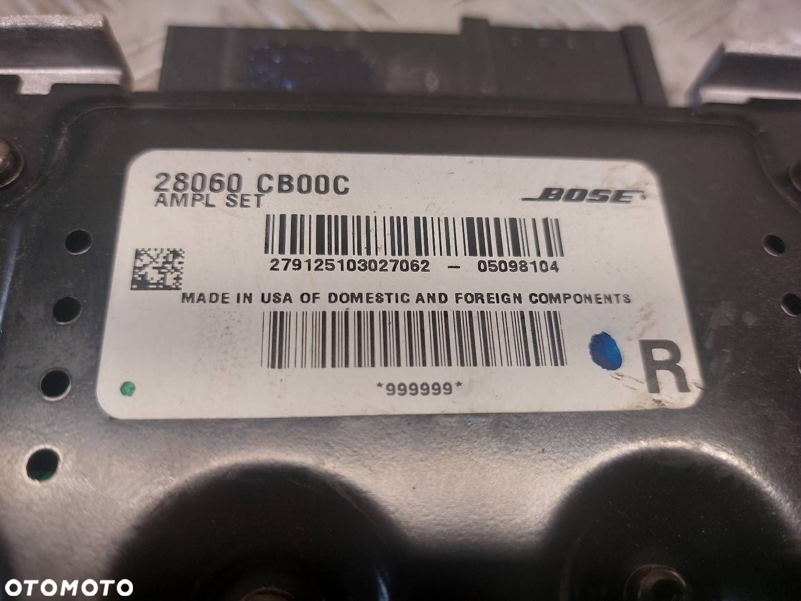 WZMACNIACZ AUDIO NISSAN MURANO Z50 28060CB00C - 4