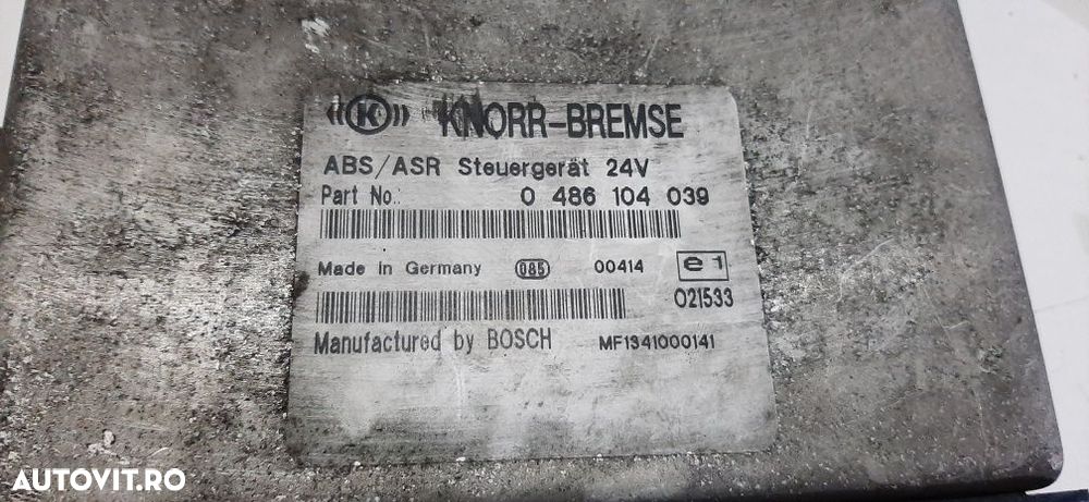 Calculator ABS Knorr Bremse 0486104039 - 2
