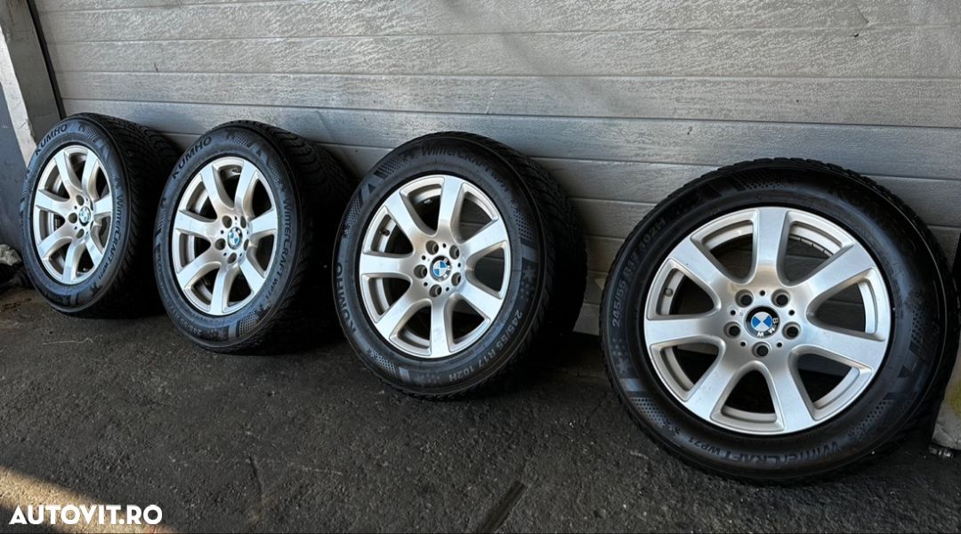 roti jante anvelope cauciucuri de iarnă bmw F01 seria 730d seria 5 Gt F07  R17 245 55 kumho dot 2019 X3 F25 - 1