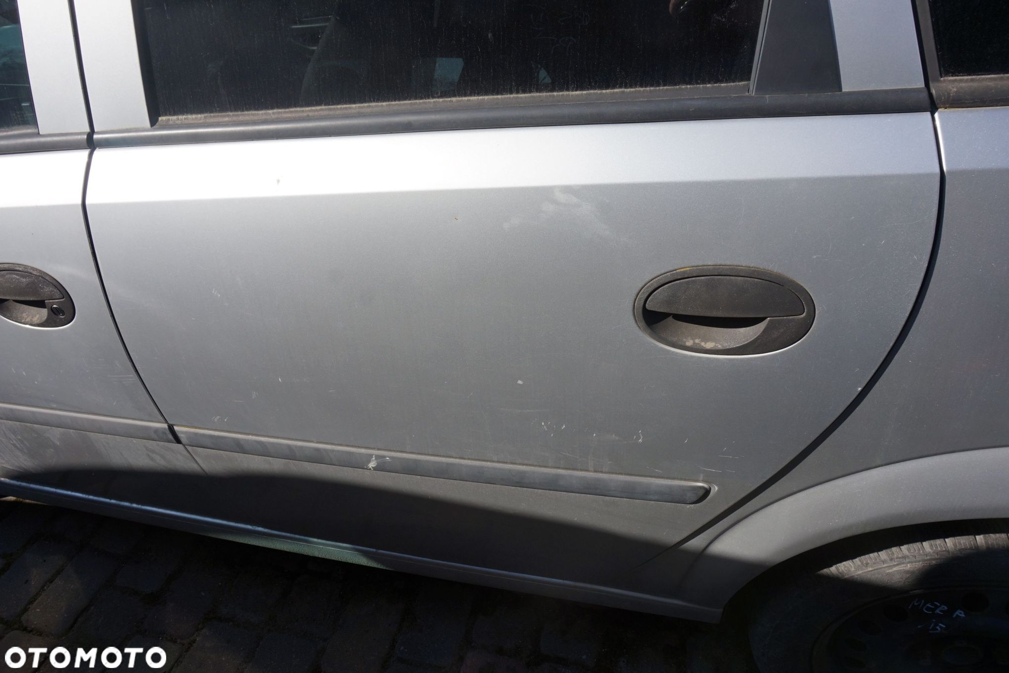 DRZWI TYLNE LEWE MERIVA A Z157  SREBRNY OPEL 2003-2005 - 2