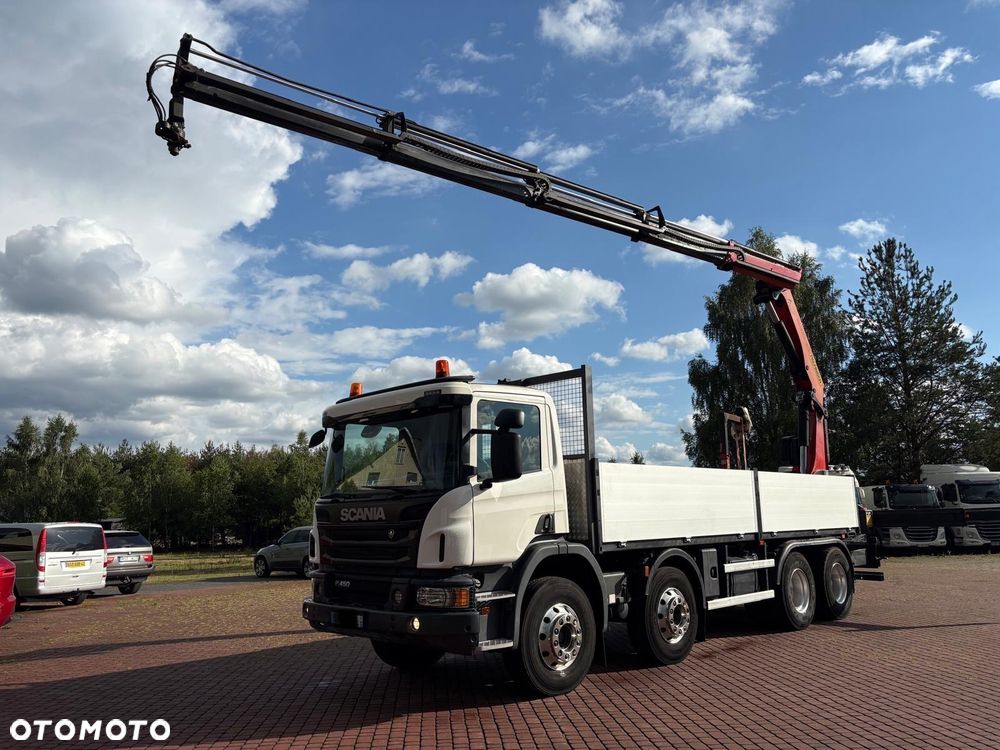 Scania P 450 *PALFINGER PK23002 SH C+ RADIO* 6,9m PAKA* 8x4* KLIMA* ZADBANY* Z FRANCJI* - 1