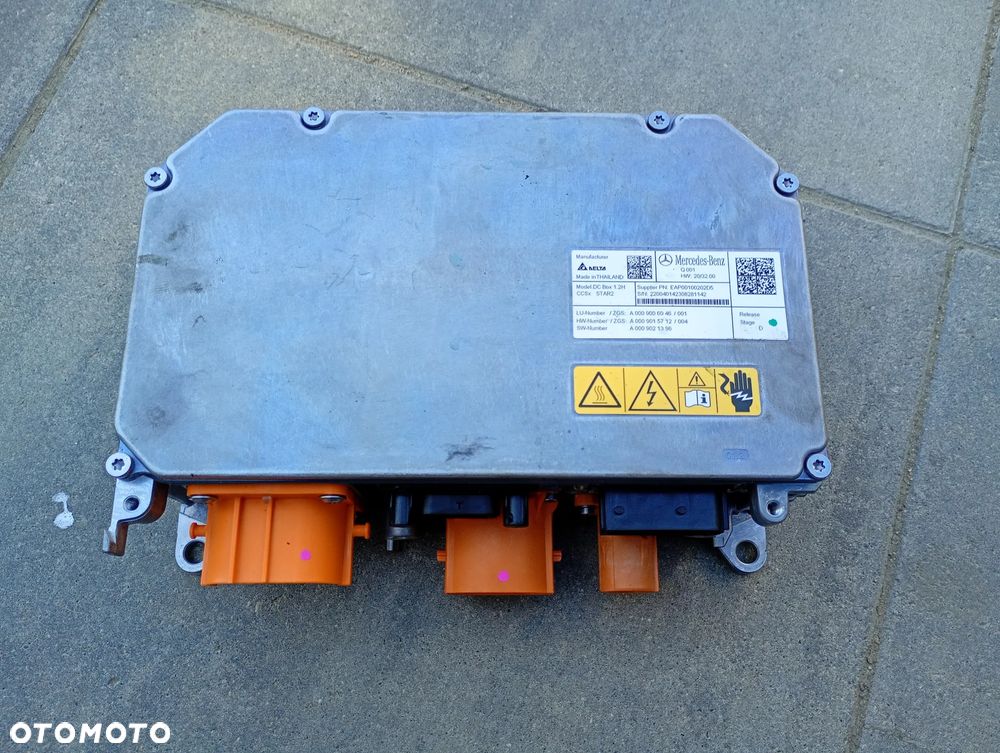 PRZETWORNICA NAPIĘCIA A0009009639 MERCEDES EQB X243 EQA H243 N243 W243 - 1