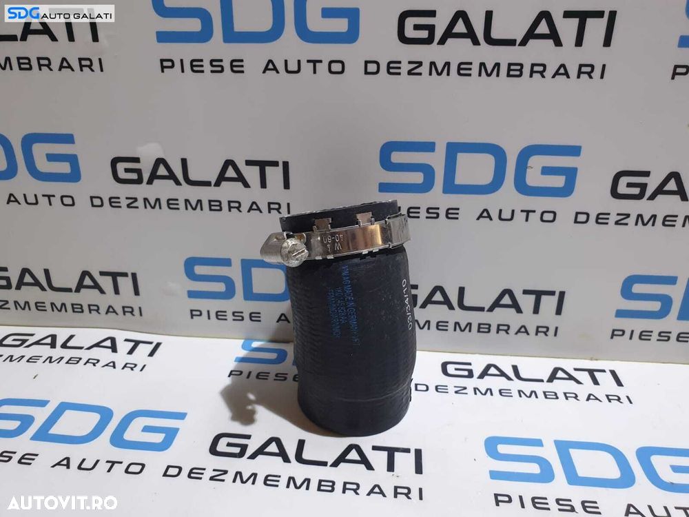 Furtun Conducta Tub Tubulatura Aer Radiator Intercooler Turbo Turbina Turbosuflanta Volkswagen Tiguan 2.0 TDI CFFB CFFA CFFD CFGB CLJA CFGC 2012 - 2018 Cod 1K0145828AA [D0352] - 1