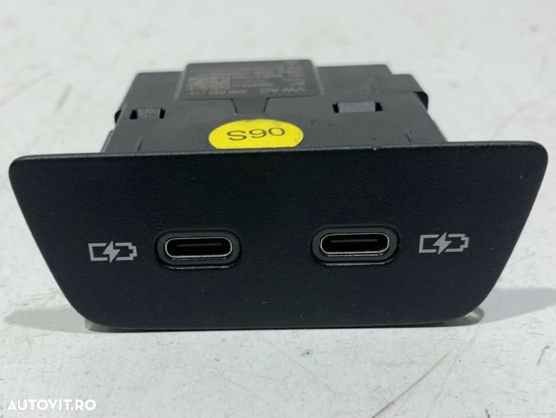 Modul / mufa incarcare usb Volkswagen Polo VI facelift (2021->) AW 1.0 tsi DLAC 2G6035718 - 1