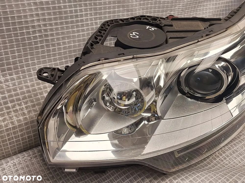 citroen c5 III x7 lift 2011-2017 lampa przod lewa xenon lewy led 9674399580 orginal demontaz europa - 4