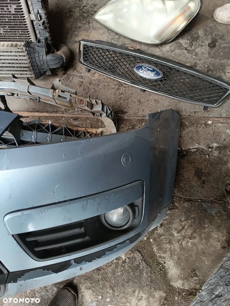 FORD C-MAX 2007R KOMPLETNY PRZÓD NIEBIESKI ZDERZAK Z PDC LAMPY GRILL MASKA PAS CZOŁOWY 2.0 TDCI - 4
