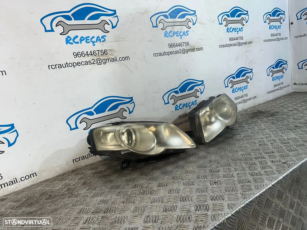 .Conjunto Oticas Farois Direita Esquerda Originais VW Volkswagen Passat B6 2005 - 2011 - 1