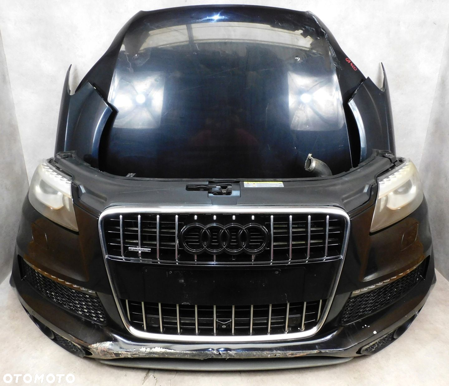 AUDI Q7 4L LIFT S LINE KOMPLETNY PRZÓD ZDERZAK MASKA XENON PAS - 2