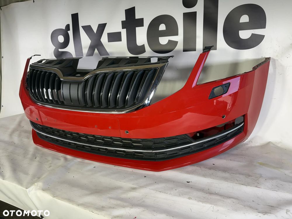 Skoda Octavia III Lift Zderzak Przód Przedni 4xPDC LF3K Sprysk 5E0807221N 16-20 - 2