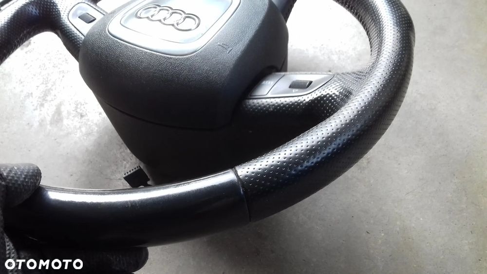 kierownica skórzata trójramienna 4F0419019AP A6 C6 - 6