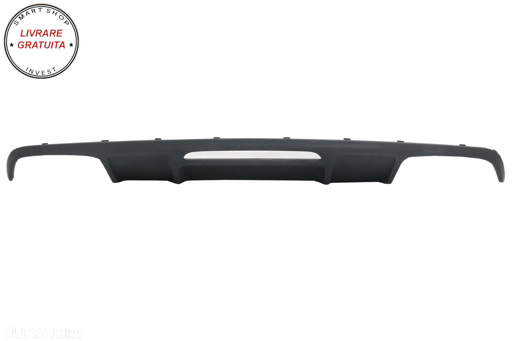 Difuzor cu Evacuare Dubla Mercedes CLS Sedan W218 (2012-2017) pentru bara Standard- livrare gratuita - 2