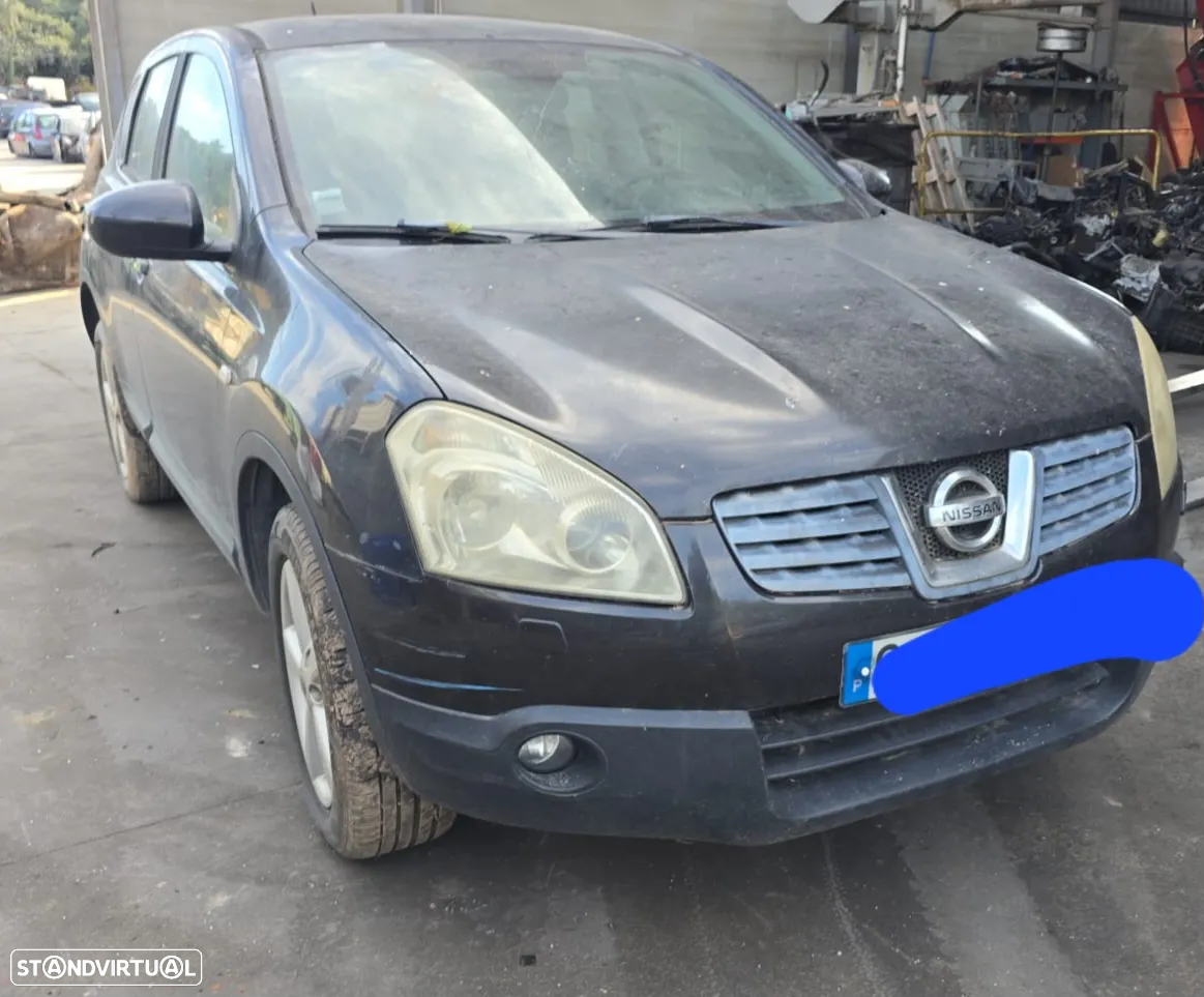 Frente completa sem airbags nissan qashqai j10 - 2
