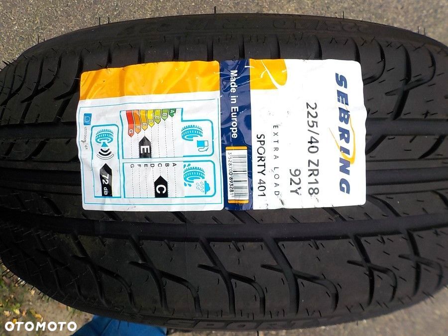 opona opony 1szt nowa sebring sporty 401  225/40 zr18 r18 - 1
