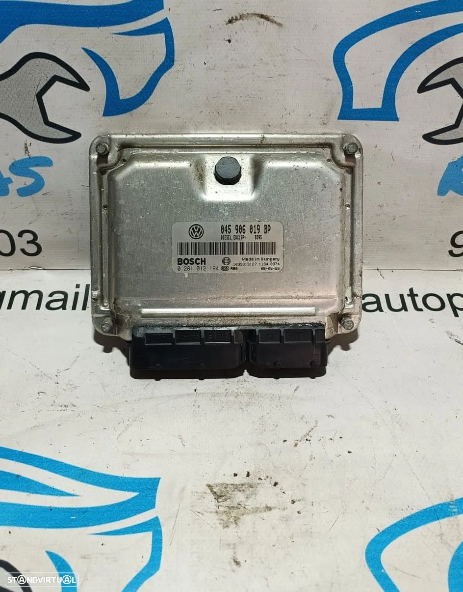 CENTRALINA ECU MOTOR BOSCH 045906019BP 0281012194 VW VOLKSWAGEN POLO 9N3 1.4 TDI 70CV BNMVAG SEAT IBIZA 6L 1.4TDI 70CV - 1