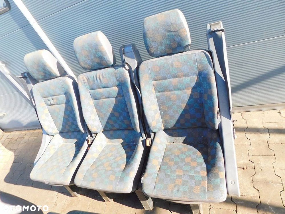 MERCEDES VITO I W638 2001r FOTELE SIEDZENIA KANAPA 3 RZĄD - 10