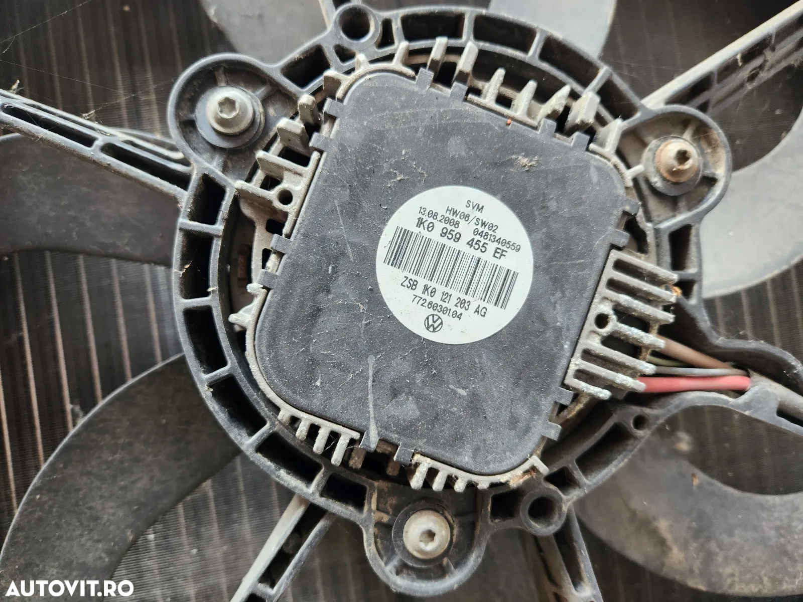 Grup Radiatoare Radiator Apa Antigel Clima Ac Intercooler Termocupla Electroventilator Vw seat Skod - 9