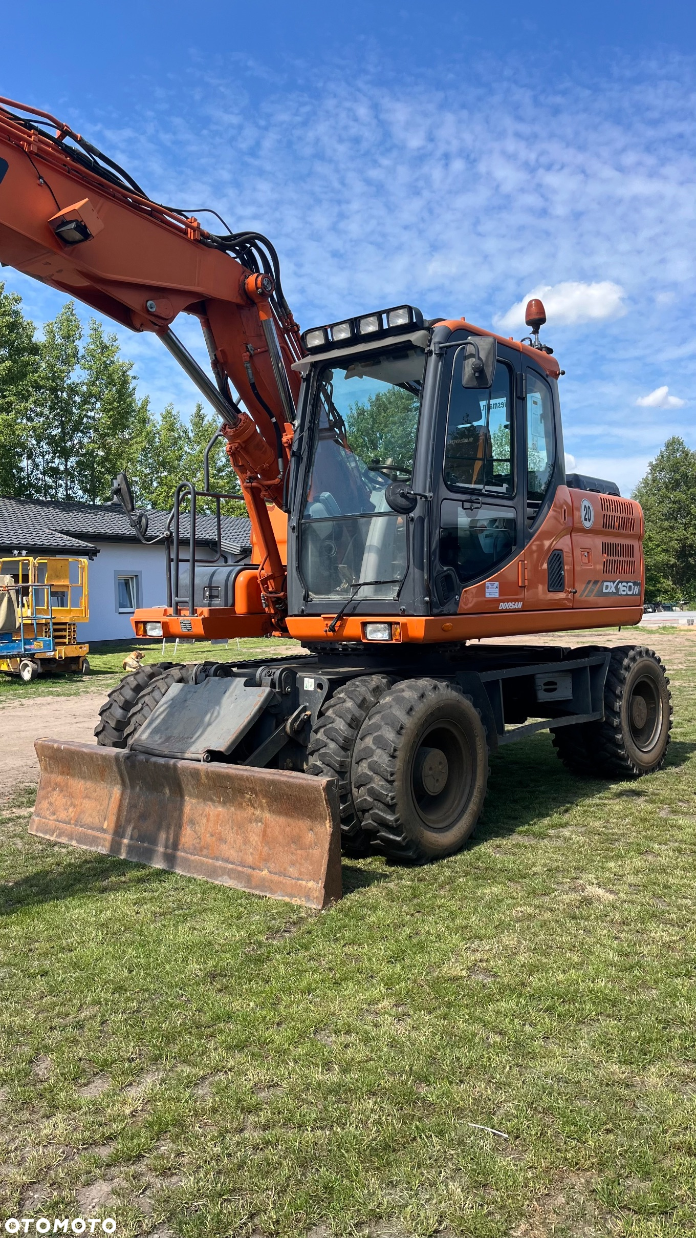 Doosan DX160 W-3 Mth 5800 Koparka Kołowa Łyżka Skarpowa + Do Kopania Sprowadzona Z Niemiec Super Stan - 7