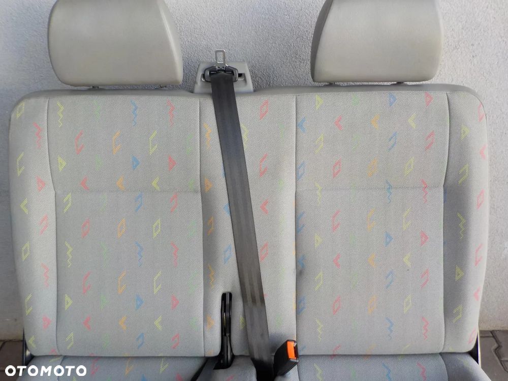 VW T5 T6 FOTEL PODWÓJNY KANAPA DWÓJKA ŁAWKA TYŁ TYLNA - 3