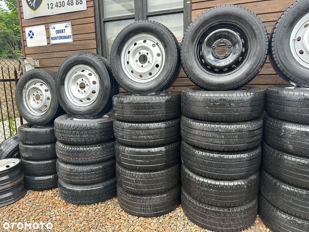 FELGI Stalowe 16 Iveco Daily Sprinter Crafter 235/65/16C 225/65/16C Zima Iveco Daily jak NOWE ! - 14