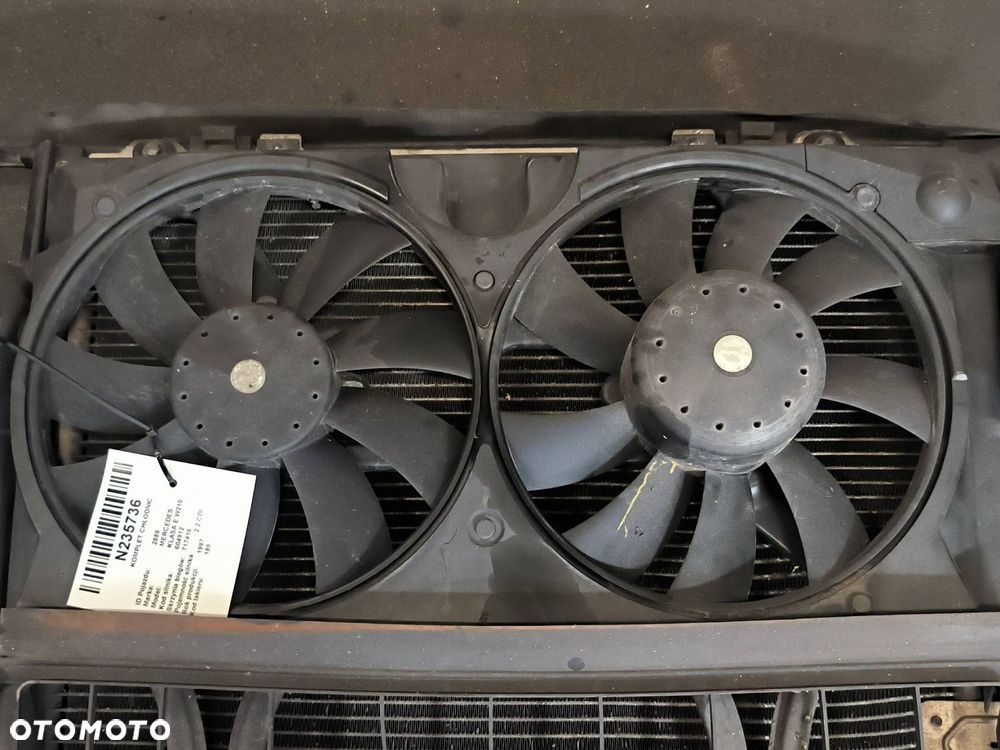 KOMPLET CHŁODNIC MERCEDES KLASA E W210 - 2