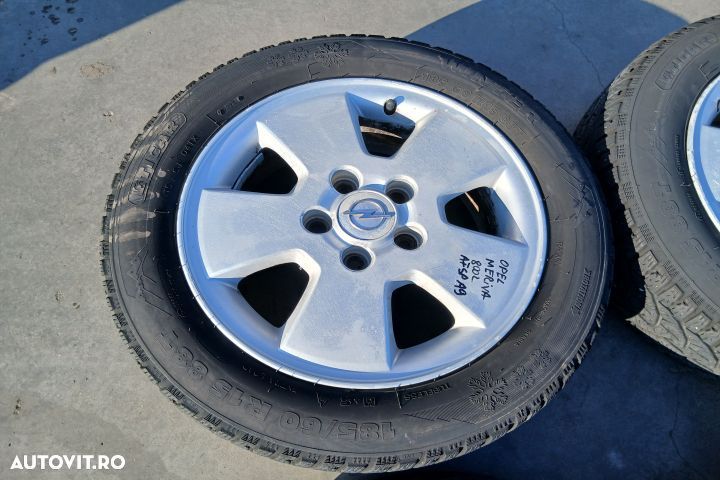 Jante aliaj cu anvelope 15 - set 185/60 R15 185/60 R15 Opel Meriva 1 - 3