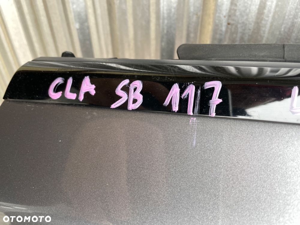 Mercedes CLA W117  drzwi lewe prawe tył zamek szyba listwa   LAKIER 787 - 10