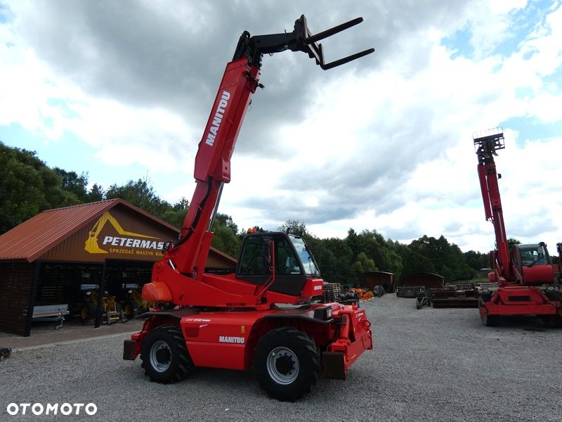Manitou MRT2150 ROTO / Sprowadzona / Pilot , wciągarka, łyżka + widły / - 37