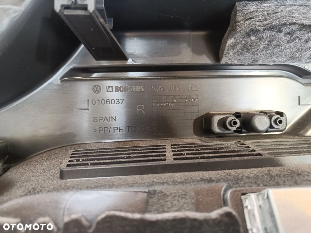 Boczek Tapicerka Bagażnika VW T-Cross T Cross Prawy Tylny Tył 2GM867762 2GM867428L - 14