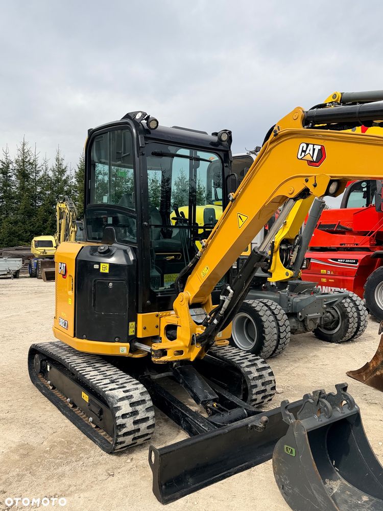 Caterpillar Minikoparka gąsiennicową CAT 302,7 22r 3x łyżki Verachter MS05 dodatk.linie hydr CATEPILLAR 302 303.5 303 bobcat Kubota Yanmar Takeuchi 2,8 tony - 4