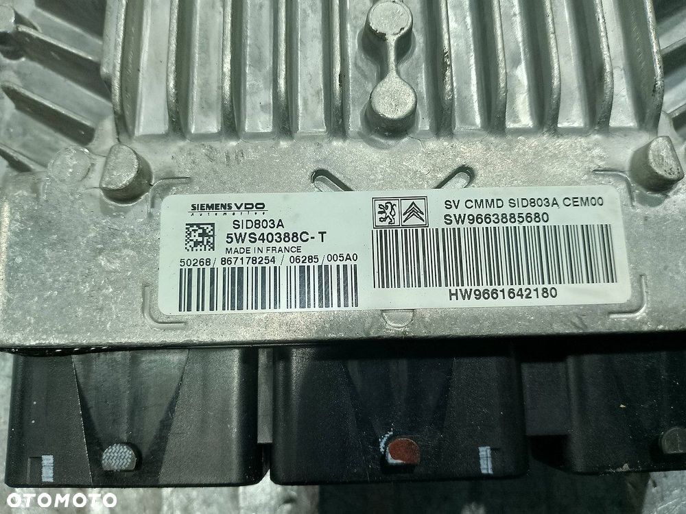 KOMPUTER, STEROWNIK CITROEN C5 FL 9663885680 2.0 HDI 16V - 4