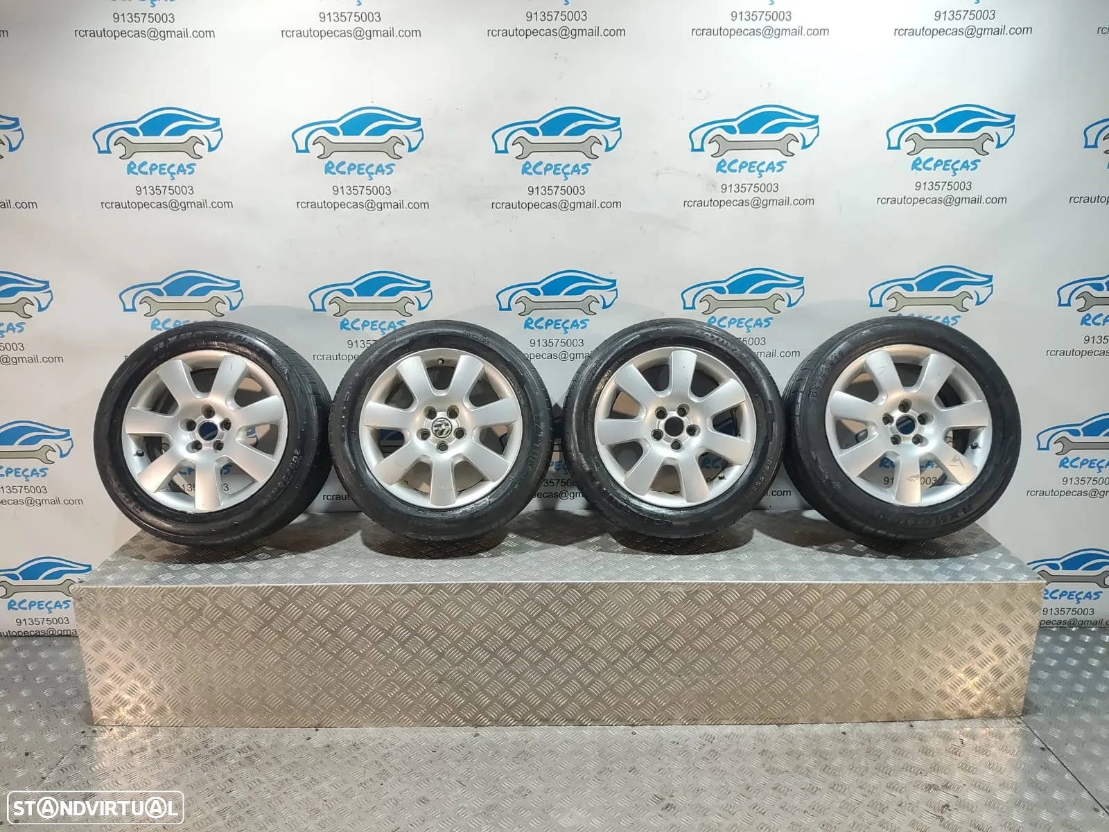 - Jantes 16 Borbet Originais VW Volkswagen New Beetle 6,5J ET42 5x100 - 10