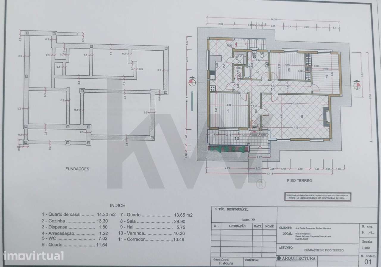 Moradia T3, inserida em terreno urbano com 5.640 m2 no Cartaxo - Grande imagem: 5/30