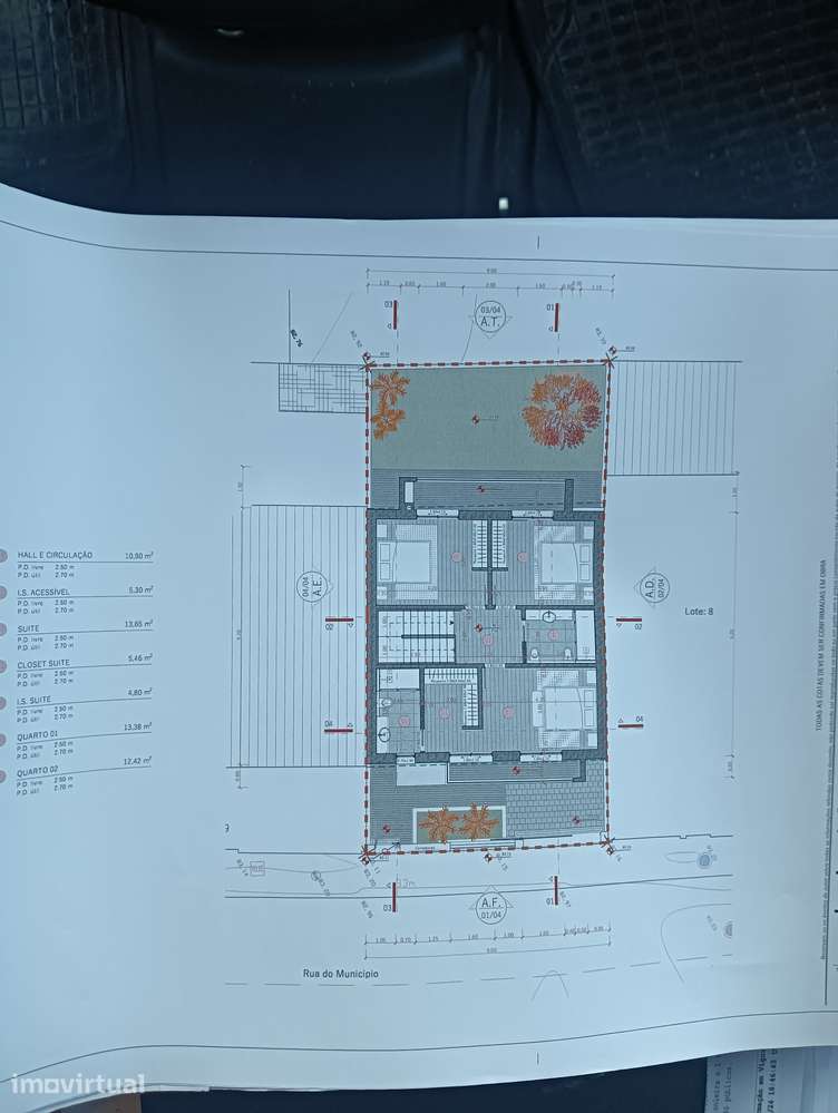 Moradia T3 Nova em Banda com 3 Casas de Banho - Grande imagem: 5/6