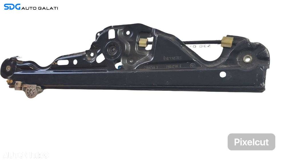 Macara Electrica pentru Geam Usa de la Portiera Dreapta Spate BMW Seria 5 E60 E61 2003 - 2010 Cod 7184744S 7184746E [L8707] - 1