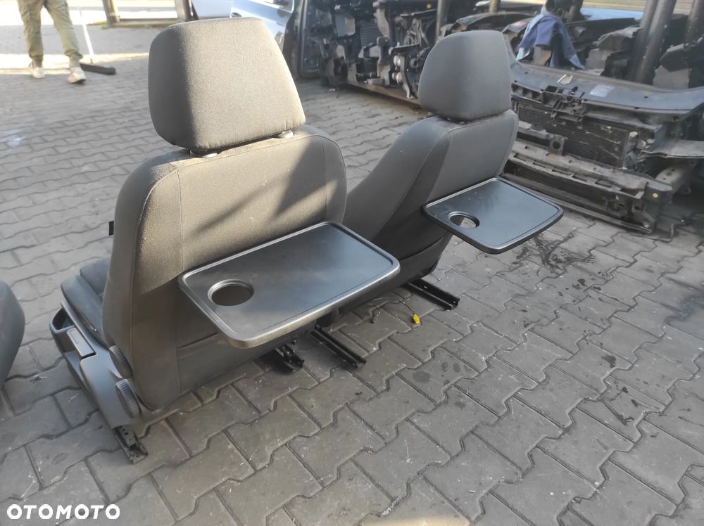VW GOLF 5 6 PLUS FOTELE TAPICERKA SIEDZENIA KOMPLET SPORTY ALCANTARA STOLIKI KANAPA WYSYŁKA !!!! - 15