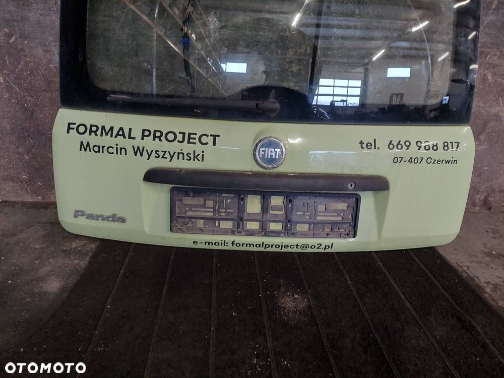 KOMPLETNY TYŁ FIAT PANDA II 733/A KLAPA BAGAŻNIKA ZDERZAK TYŁ LAMPY TYŁ - 10