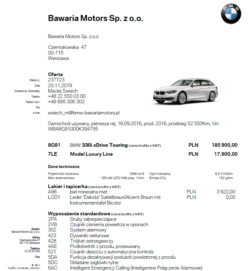 BMW Seria 3 330i xDrive Luxury Line - 23