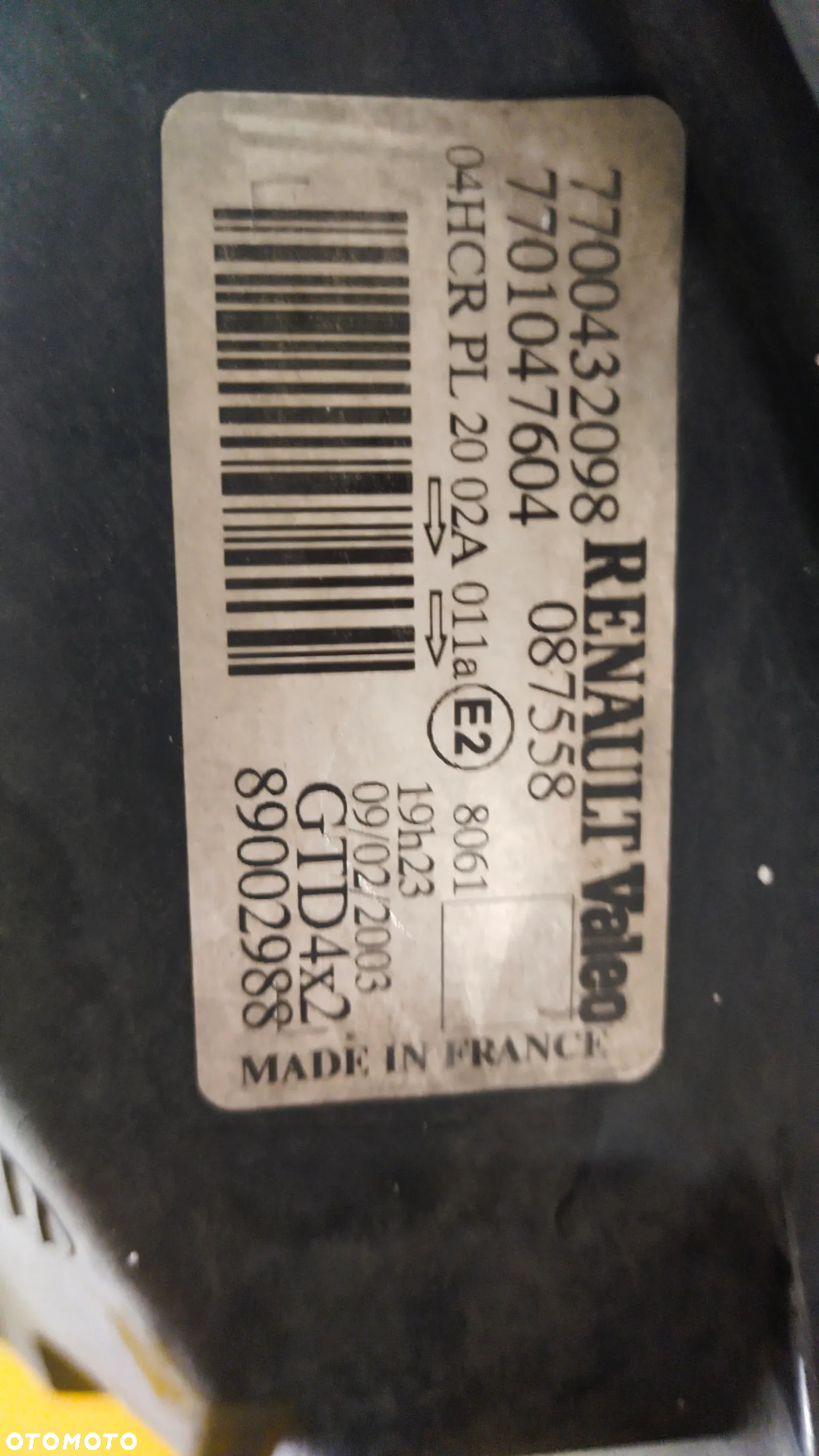 Renault Scenic  89002988 lampa przednia - 4