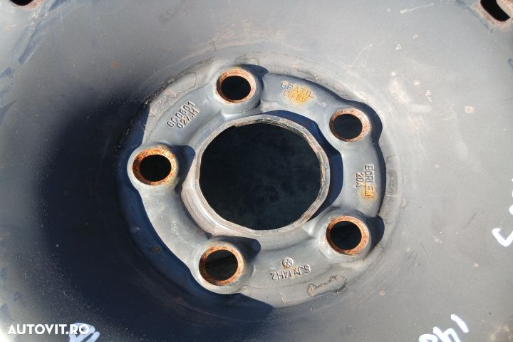 Roata de rezerva R14 165/70 R14 6Q0601027H 5JX14H2 165/70 R14 6Q06010 - 3