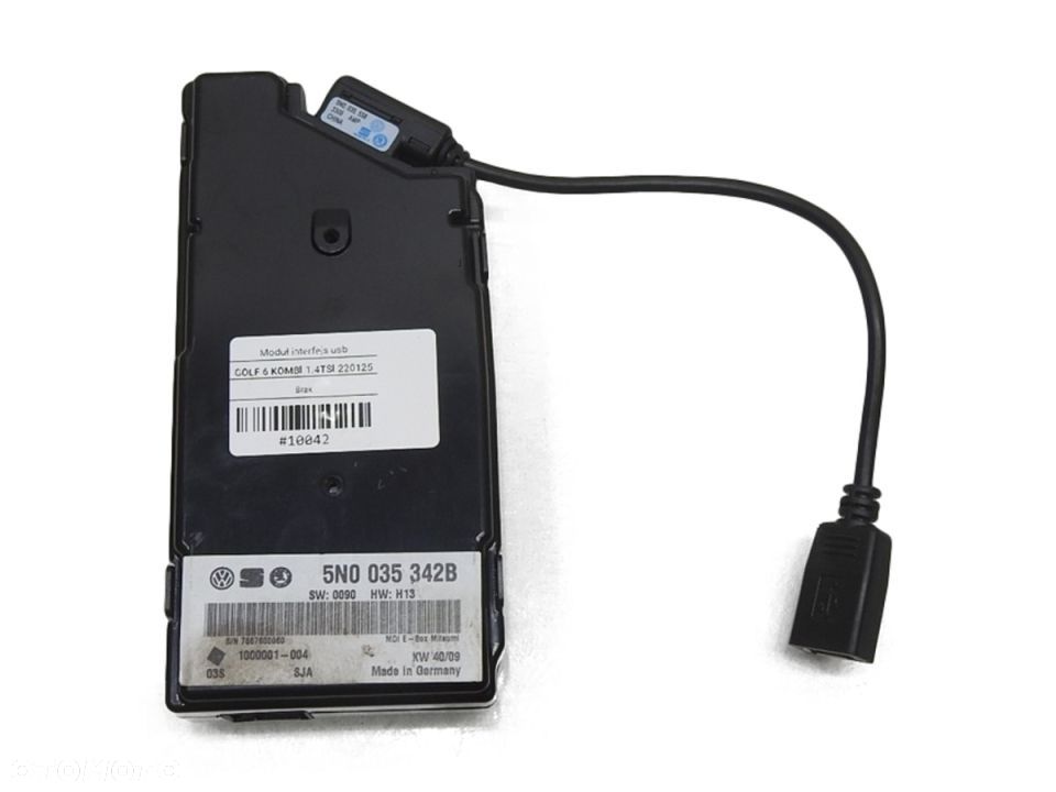 MODUŁ INTERFACE MULTIMEDIA VW GOLF VI 5N0035342B - 1