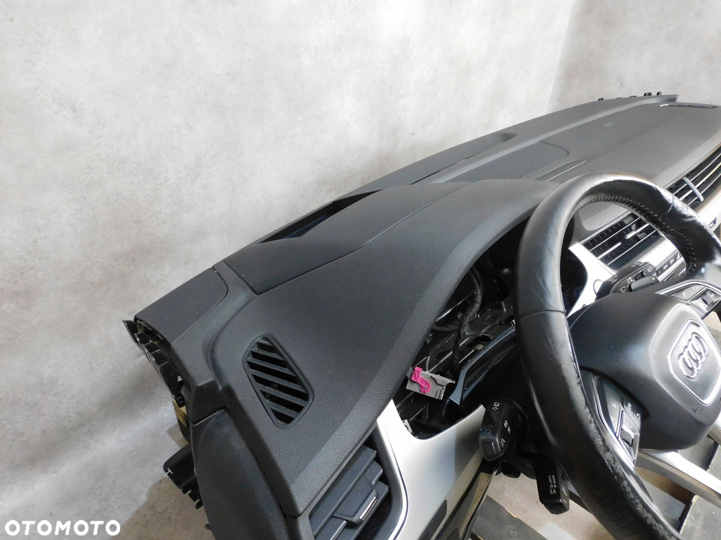 AUDI Q7 4M KONSOLA HUD KOMPLETNA DESKA ROZDZIECZA KOKPIT AIRBAG HEAD UP - 9
