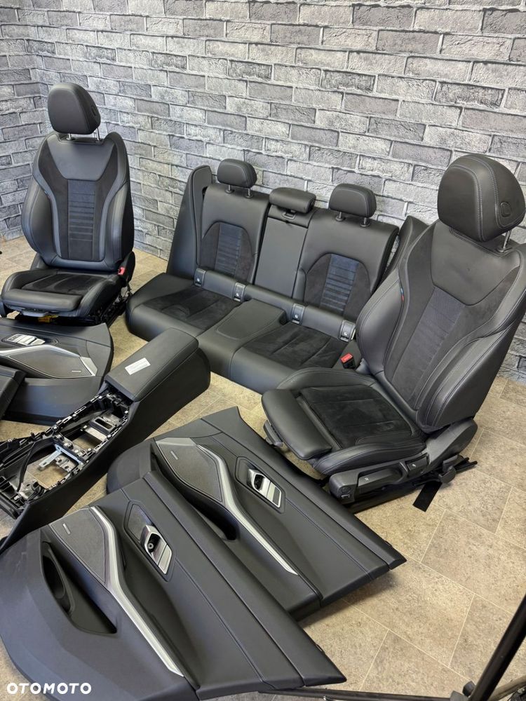 BMW 3 G20 FOTELE KANAPA BOCZKI ALCANTARA M-PAKIET HARMAN KARDON - 4