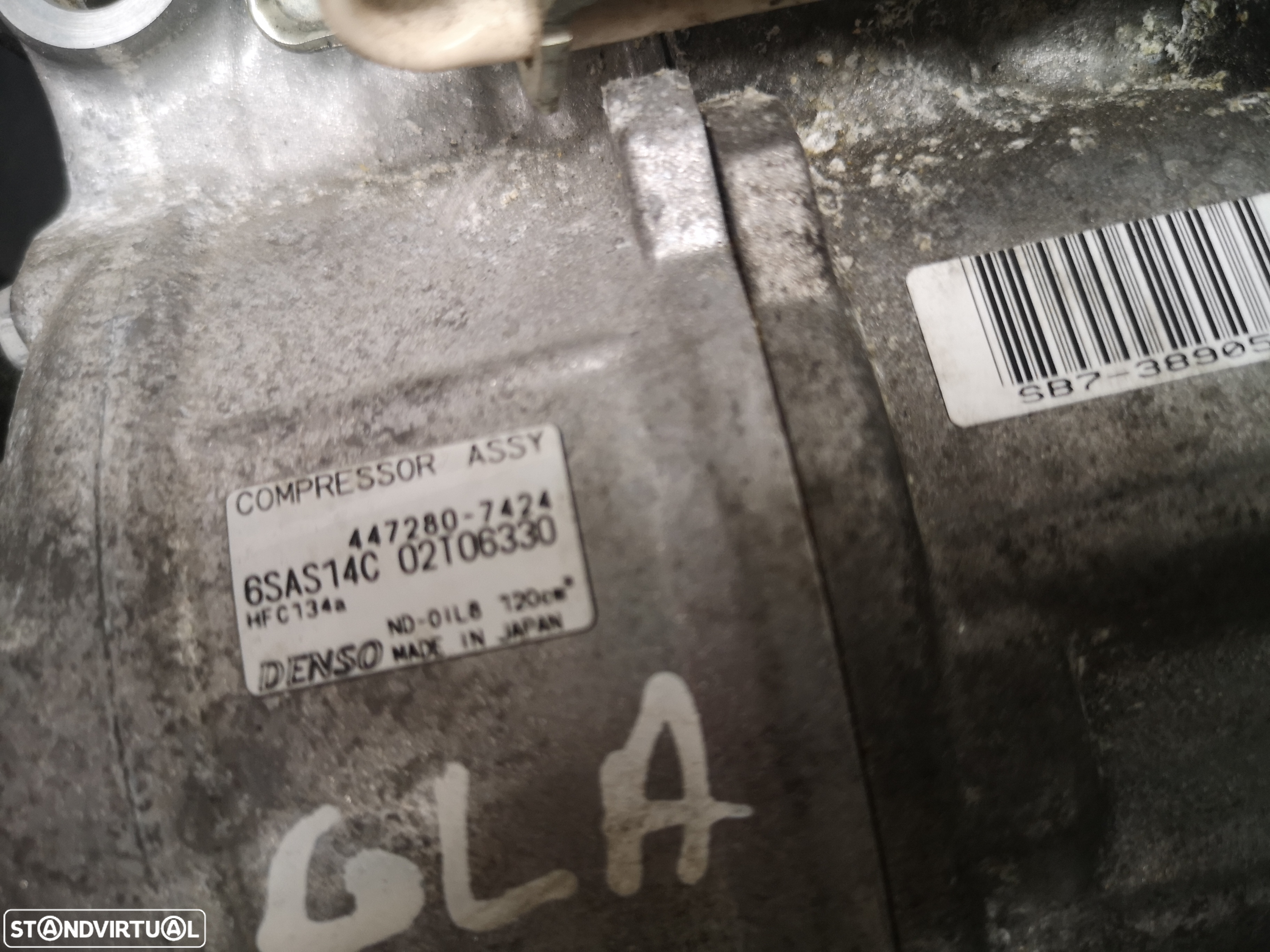 Bomba Compressor de Ar Condicionado Mercedes gla gla 200 cdi 2014-2017 - 7