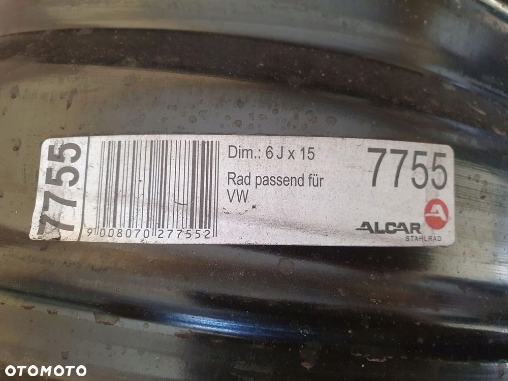 Felga stalowa 15cali VW Passat Variant Rabbit Touran Transporter - 6