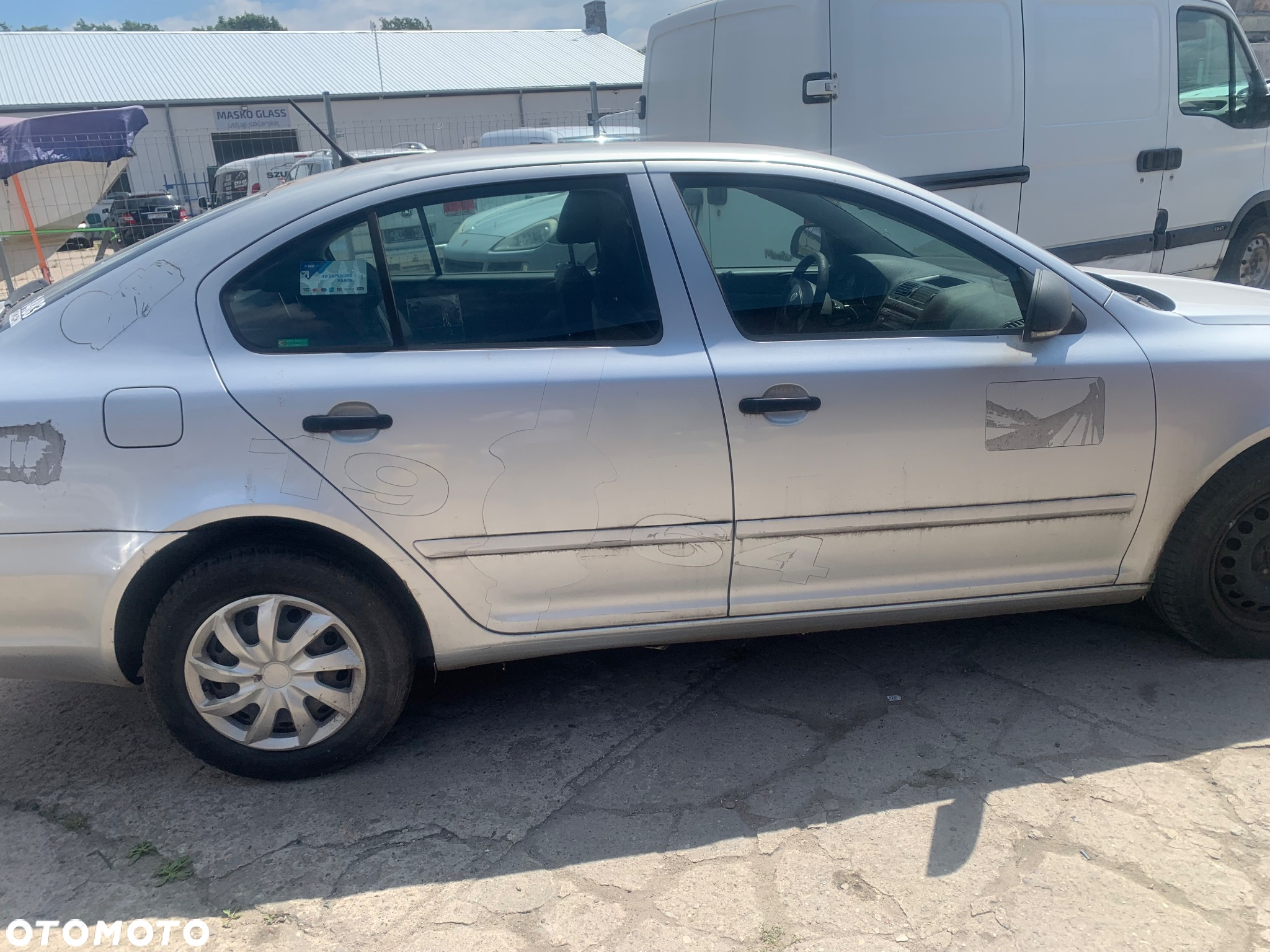 Skoda octavia 2 lift cala na części LA7W srebrna - 8