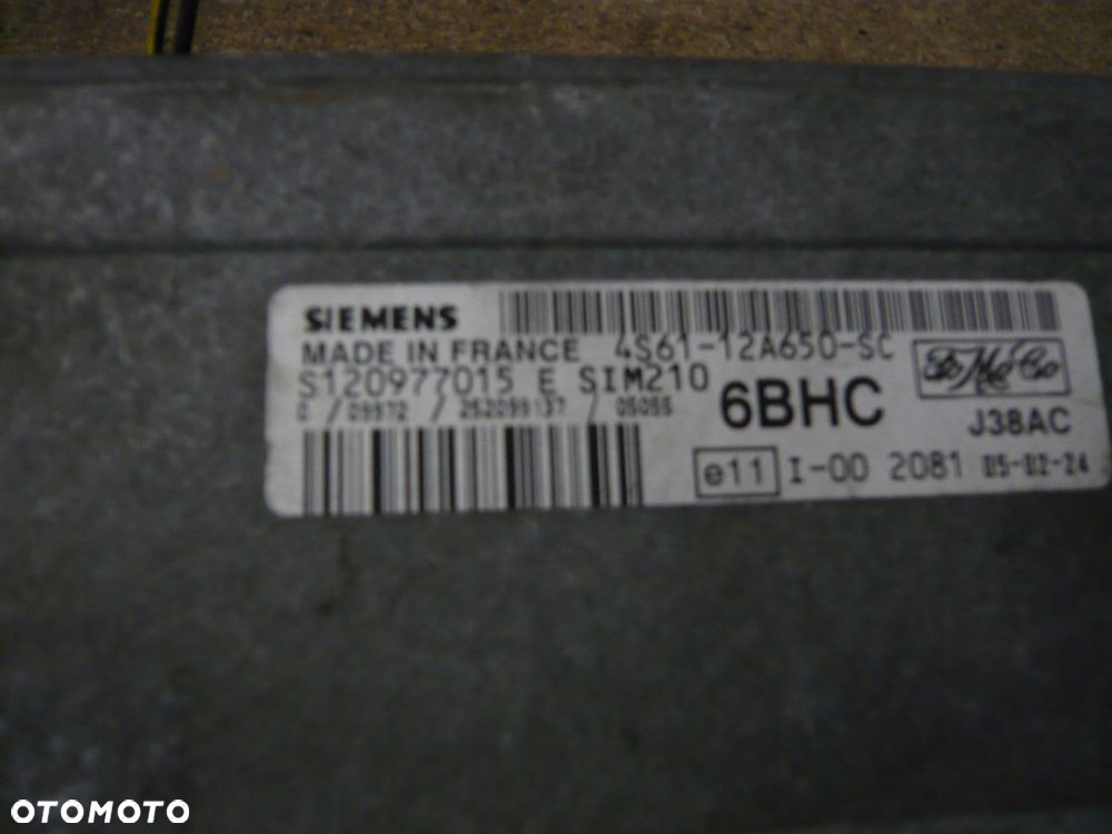 komputer sterownik silnika s120977015e ford fiesta mk6 - 2