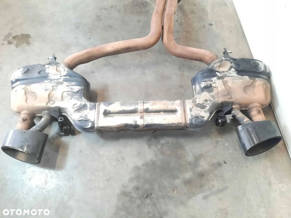 TŁUMIK AKTYWNY WYDECH AUDI RS6 C8 NAKŁADKA CARBON - 5